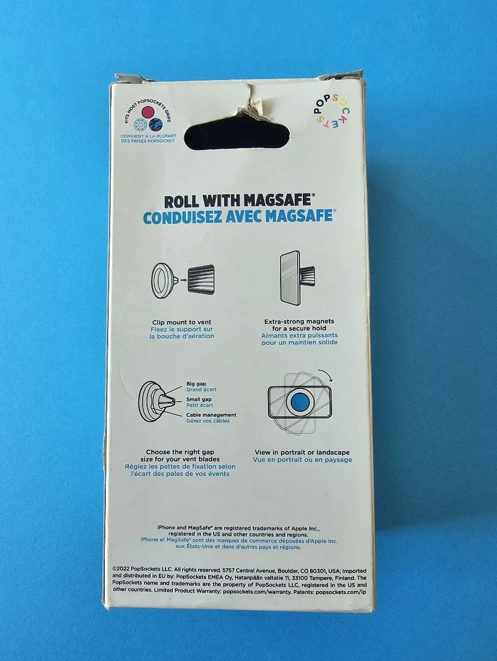 Popsocket - Black PopMount for MagSafe (OPEN BOX)
